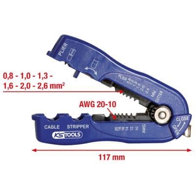 Kabelskärverktyg - Skalverktyg KS TOOLS 115.1252