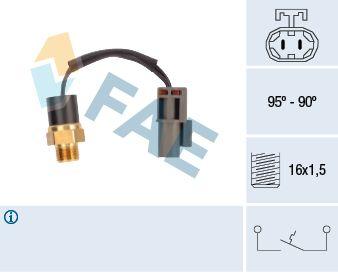 Temperaturfläkt, kylarradiatorfläkt - Termokontakt, kylarfläkt FAE 37530