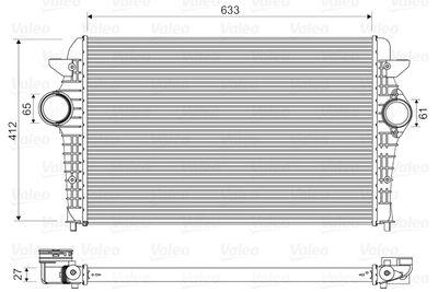 Intercooler - Laddluftkylare VALEO 818344