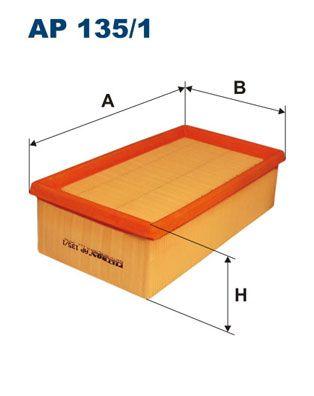Luftfilter - Luftfilter FILTRON AP 135/1