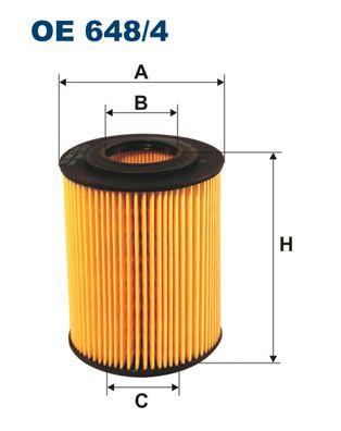 Oljefilter - Oljefilter FILTRON OE 648/4