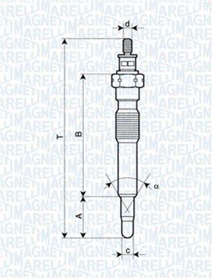 Glödstift - Glödstift MAGNETI MARELLI 062900092304