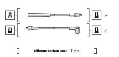 Tändkabel - Tändkabelsats MAGNETI MARELLI 941318111073