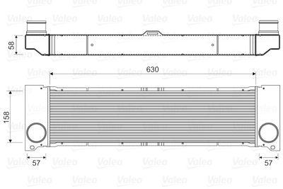 Intercooler - Laddluftkylare VALEO 818356