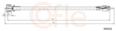 Hastighetsmätarvajer - Hastighetsmätaraxel COFLE 92.S05023