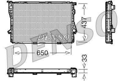 Kylare - Kylare, motorkylning DENSO DRM05067