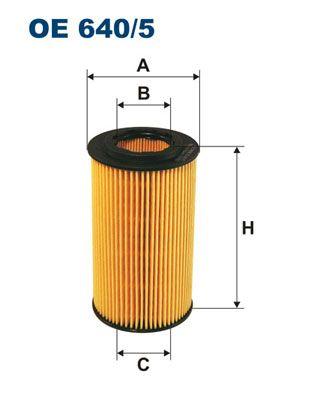 Oljefilter - Oljefilter FILTRON OE 640/5