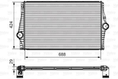 Intercooler - Laddluftkylare VALEO 818280