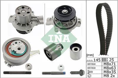 Vattenpump + kamremssats - Vattenpump + kuggremssats INA 530 0699 31