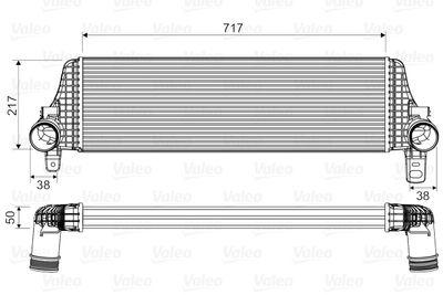 Intercooler - Laddluftkylare VALEO 818659