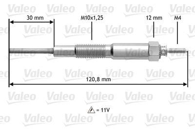 Glödstift - Glödstift VALEO 345173