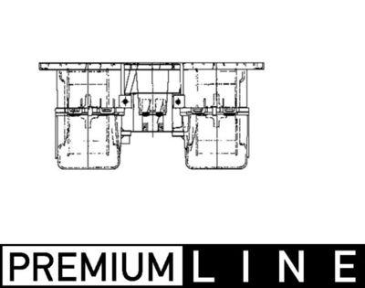 Fläktmotor - Kupéfläkt MAHLE AB 80 000P