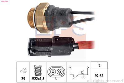 Temperaturfläkt, kylarradiatorfläkt - Termokontakt, kylarfläkt EPS 1.850.045