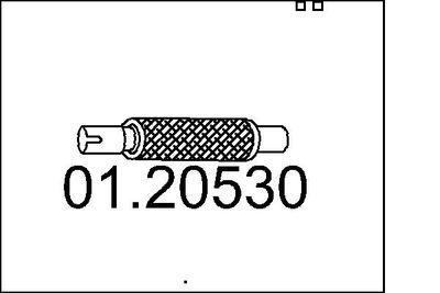 Flexrör - Flexrör, avgassystem MTS 01.20530