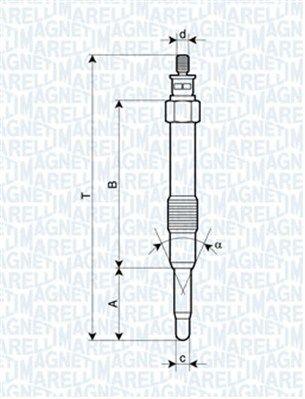 Glödstift - Glödstift MAGNETI MARELLI 062900000304