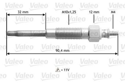 Glödstift - Glödstift VALEO 345141