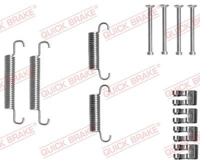 Handbroms delar - Tillbehörssats, bromsbackar, parkeringsbroms QUICK BRAKE 105-0839