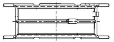 Vevaxellager - Vevlager MAHLE 001 FL 21834 000