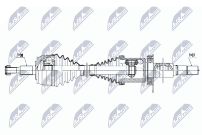 Drivaxel - Drivaxel NTY NPW-VW-131