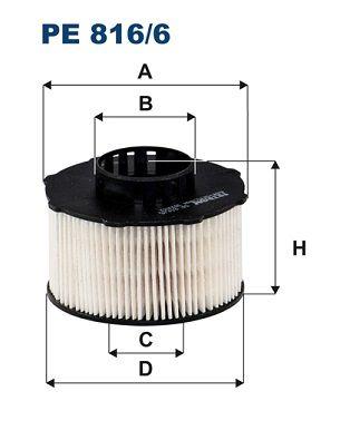 Bränslefilter - Bränslefilter FILTRON PE 816/6