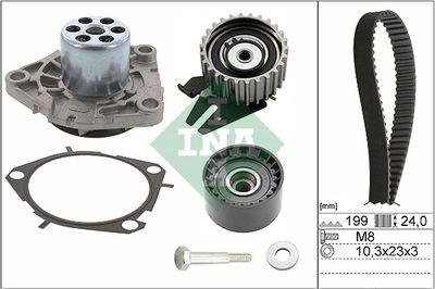 Vattenpump + kamremssats - Vattenpump + kuggremssats INA 530 0628 30