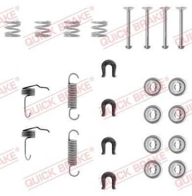 Bromstrummedelar - Tillbehörssats, bromsbackar QUICK BRAKE 105-0655