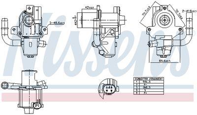 EGR-ventil - Agr-Ventil NISSENS 98264