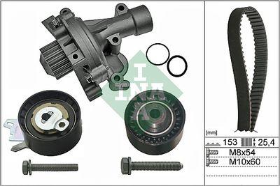 Vattenpump + kamremssats - Vattenpump + kuggremssats INA 530 0471 30