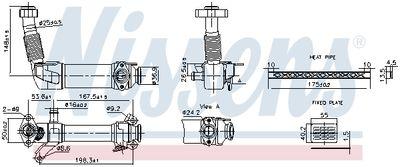 EGR-kylare - Kylare, avgasåterföring NISSENS 989280