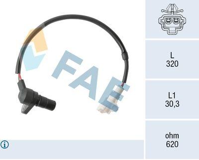 Hastighetsgivare - Sensor, hastighet / varvtal FAE 79526