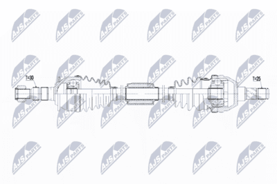 Drivaxel - Drivaxel NTY NPW-PL-071