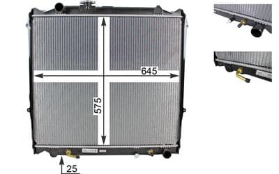 Kylare - Kylare, motorkylning MAHLE CR 1521 000S