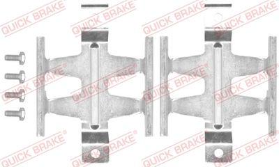 Bromssystem tillbehör - Tillbehörssats, skivbromsbelägg QUICK BRAKE 109-1687