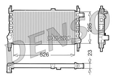 Kylare - Kylare, motorkylning DENSO DRM20035