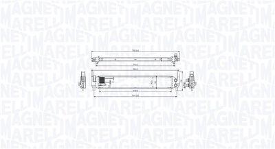 Intercooler - Laddluftkylare MAGNETI MARELLI 351319206060