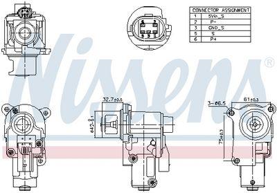 EGR-ventil - Agr-Ventil NISSENS 98174