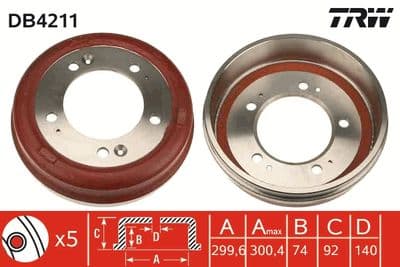 Bromstrummor - Bromstrumma TRW DB4211