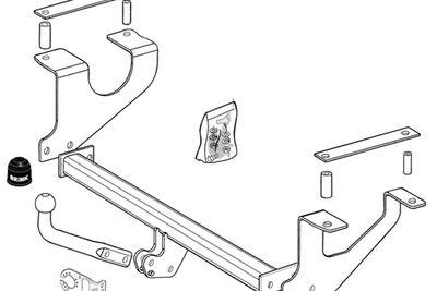 Dragkrokar och kablagekit - Släpfordonstillkoppling BRINK 351600