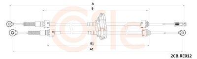 Kabel, manuell växellåda - Vajer, manuell transmission COFLE 92.2CB.RE012