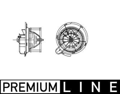 Fläktmotor - Kupéfläkt MAHLE AB 26 000P