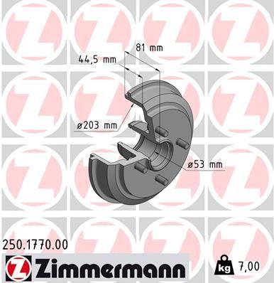 Bromstrummor - Bromstrumma ZIMMERMANN 250.1770.00