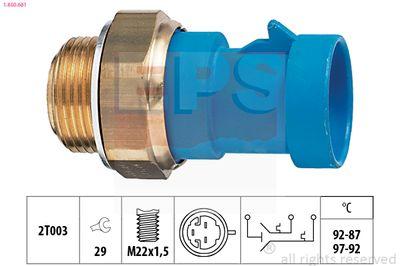 Temperaturfläkt, kylarradiatorfläkt - Termokontakt, kylarfläkt EPS 1.850.681
