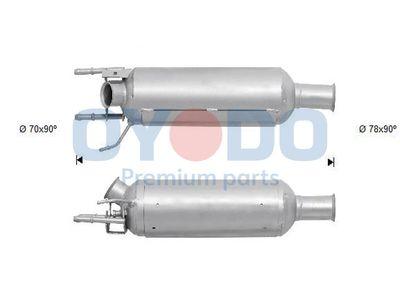 Dieselpartikelfilter - Sot-/partikelfilter, avgassystem OYODO 20N0059-OYO