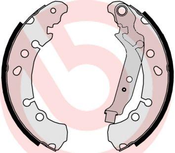 Bromsbackar - Bromsbackar, sats BREMBO S 83 513