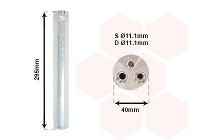 Torkfilter - Torkare,m klimatanläggning VAN WEZEL 5800D304