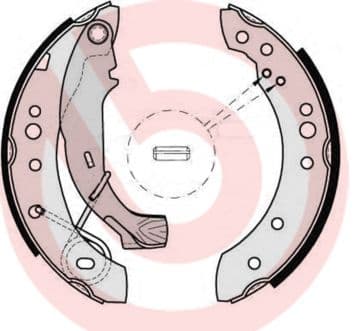 Bromsbackar - Bromsbackar, sats BREMBO S 61 526