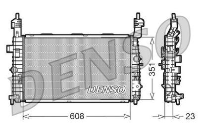 Kylare - Kylare, motorkylning DENSO DRM20093