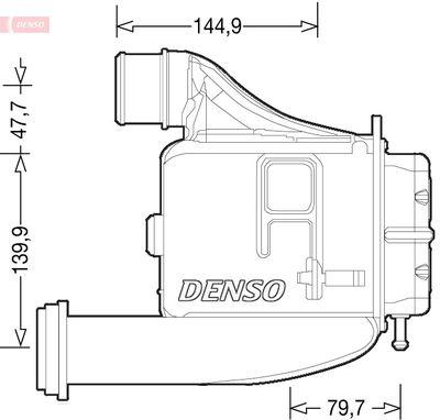 Intercooler - Laddluftkylare DENSO DIT12006