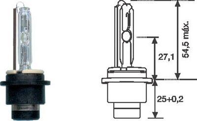 Sökarlampa - Glödlampa, fjärrstrålkastare MAGNETI MARELLI 002541100000