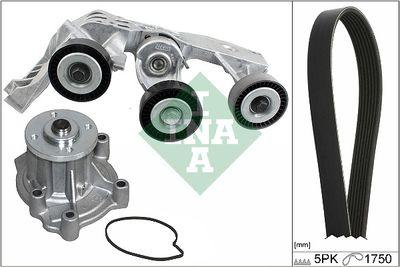 Vattenpump + serpentinremsats - Vattenpump + spårremssats INA 529 0081 31